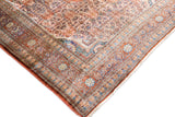 Antique Silk Heriz Rug 4'6'' x 5'5''