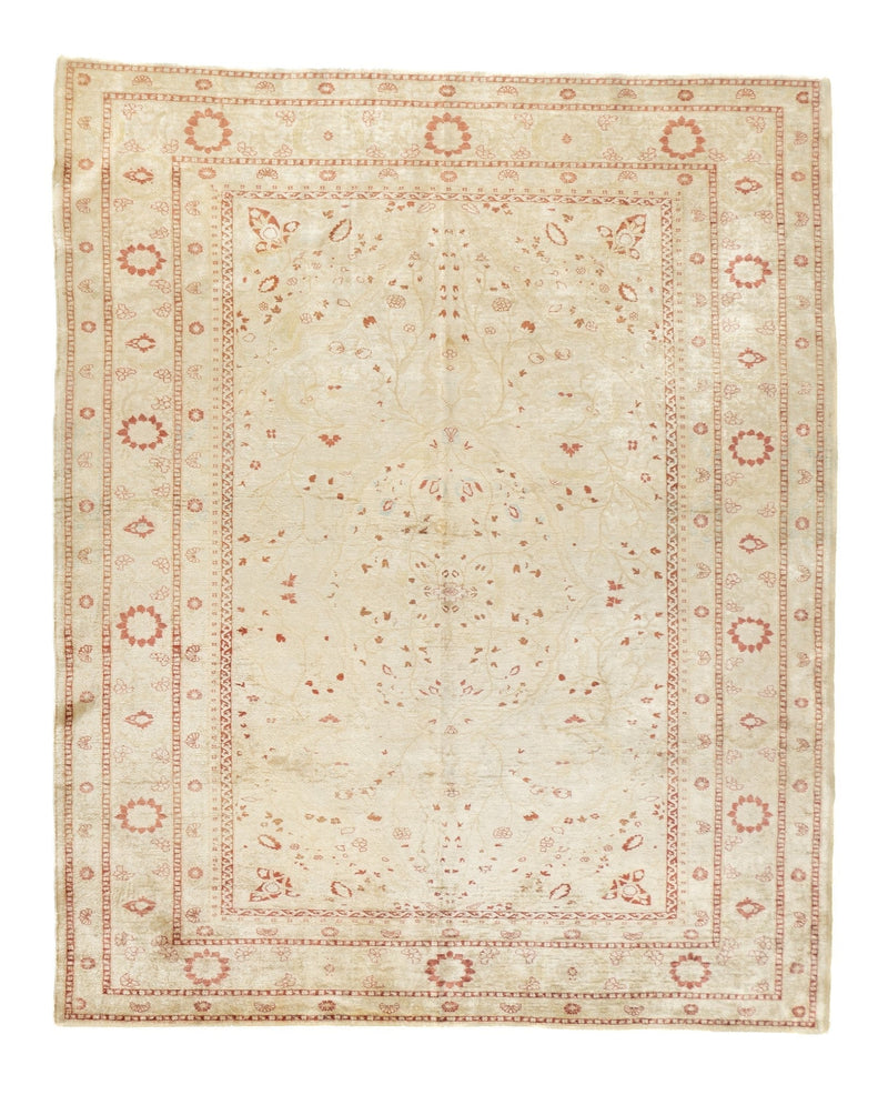 Silk Haji Jalili Tabriz Rug 4'2'' x 5'1''