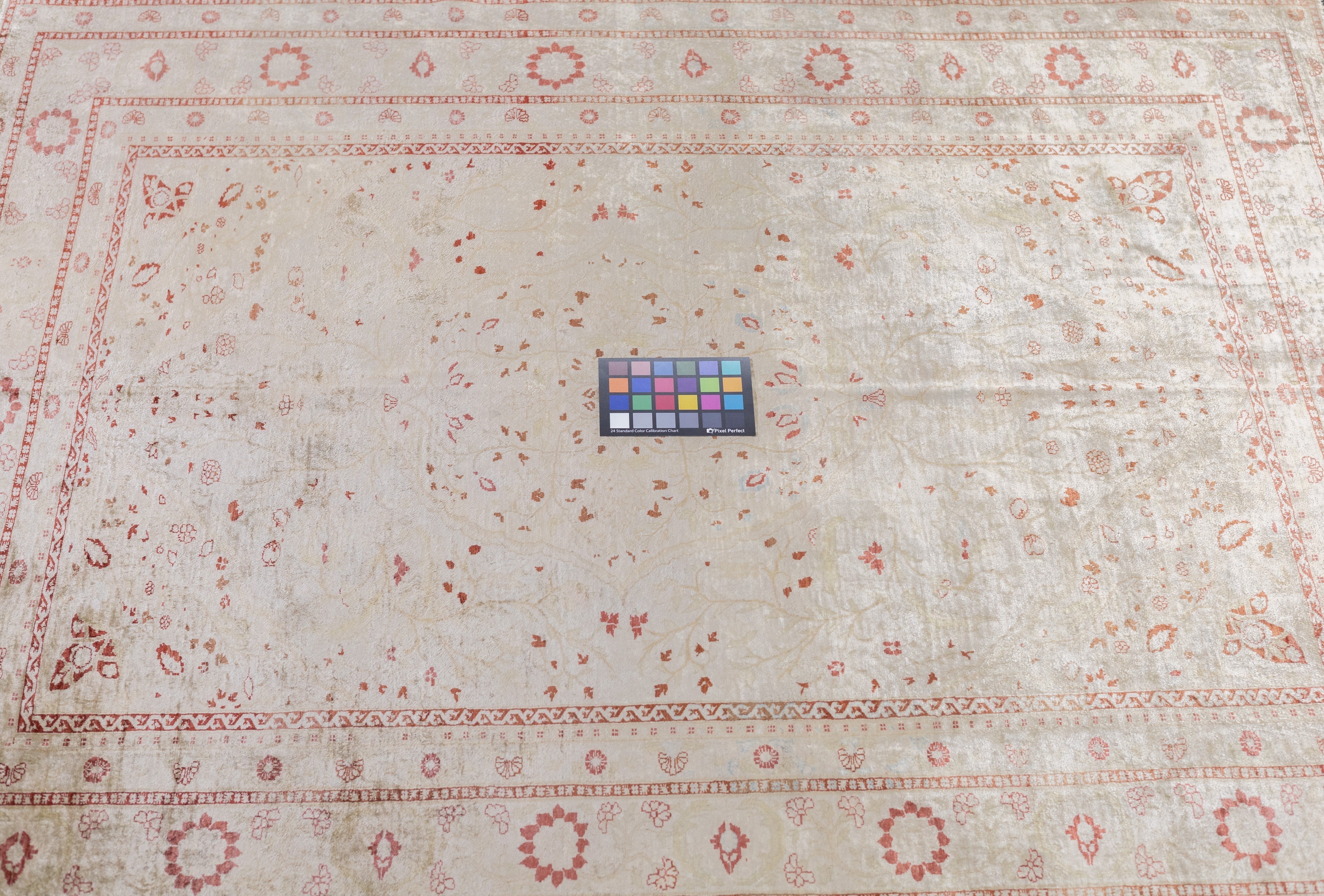 Silk Haji Jalili Tabriz Rug 4'2'' x 5'1''