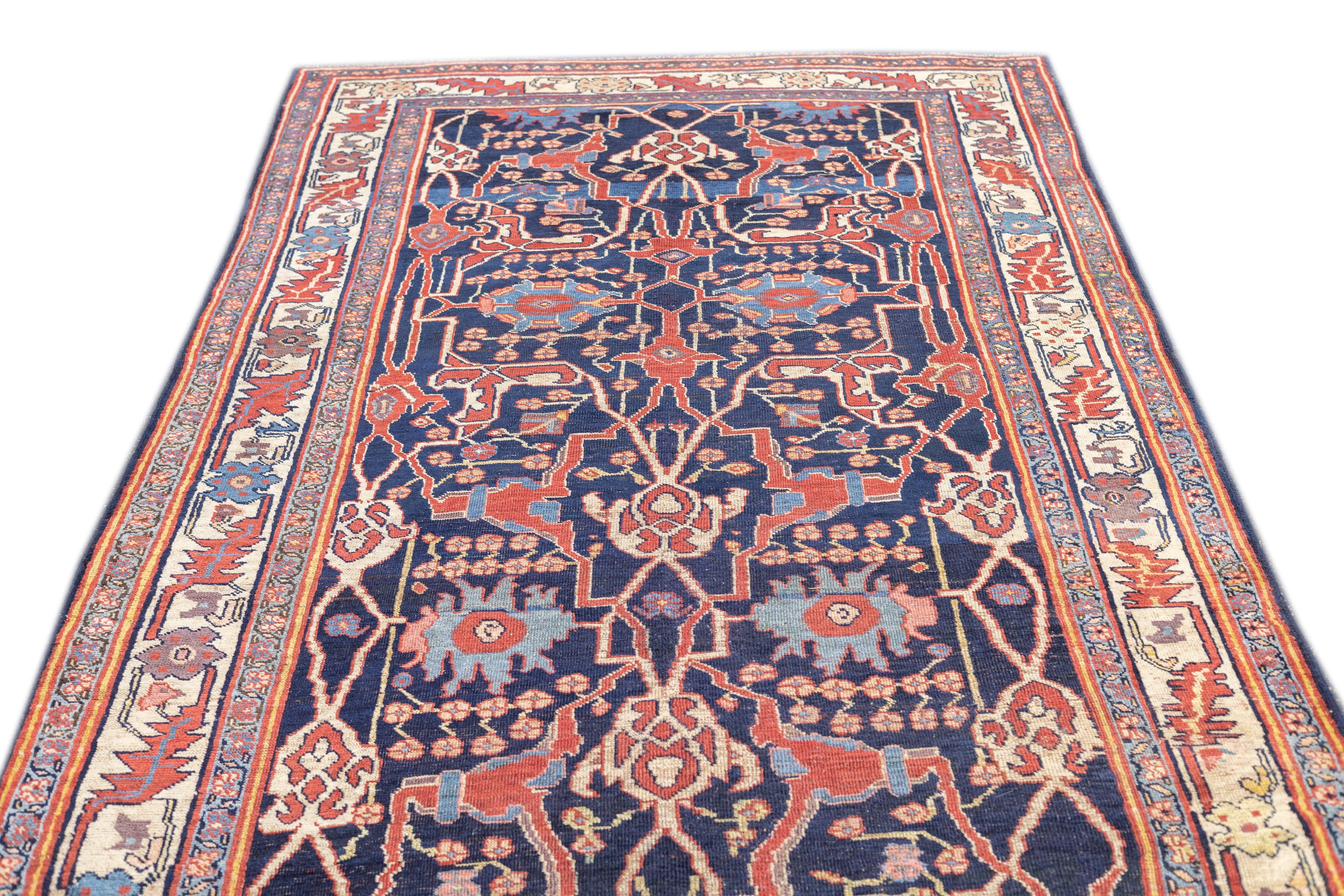 Antique Bidjar Rug 5'7'' x 10'11''