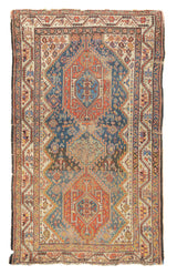 Antique Qashqai Rug 4'5'' x 7'8''
