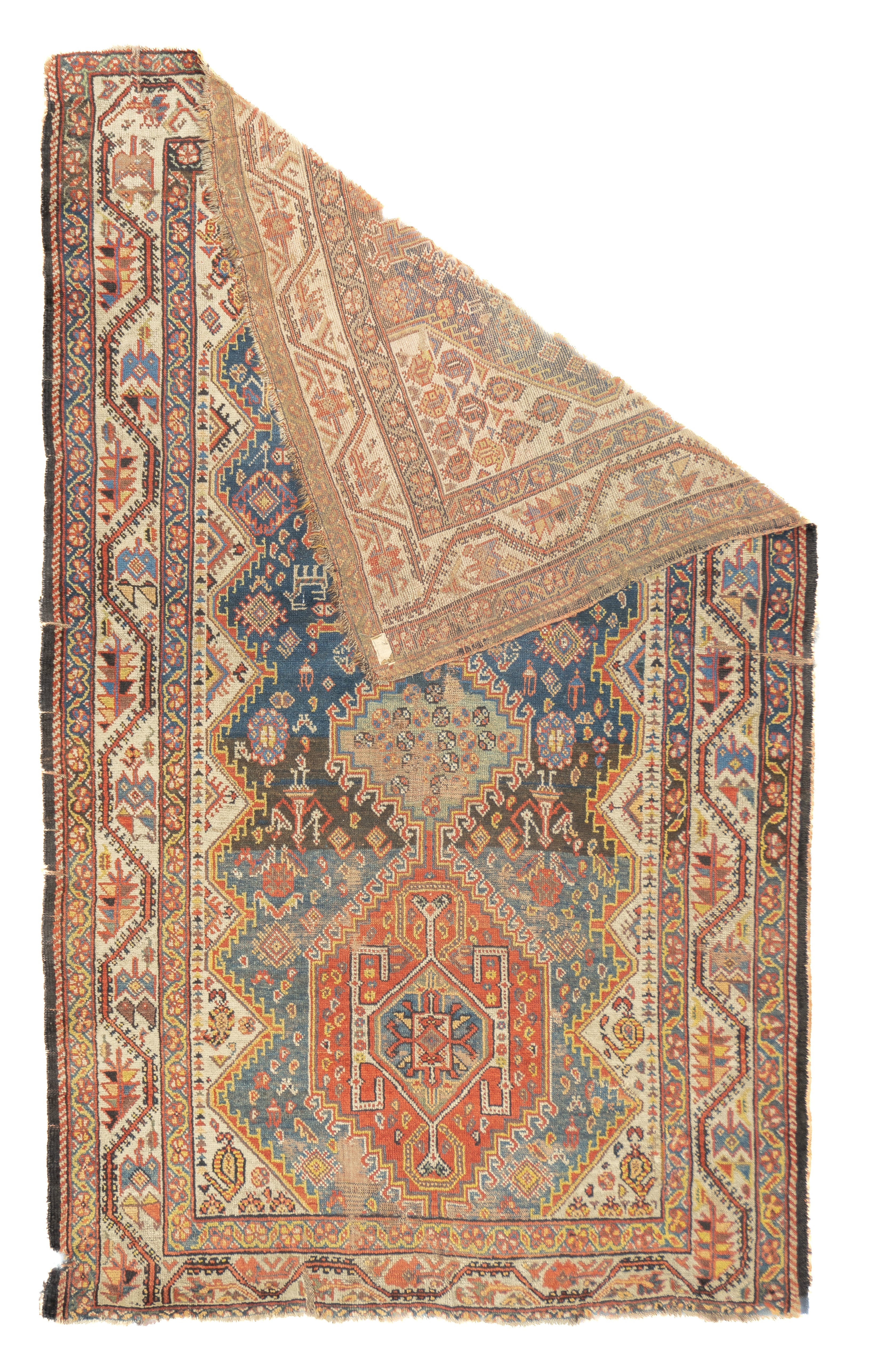 Antique Qashqai Rug 4'5'' x 7'8''