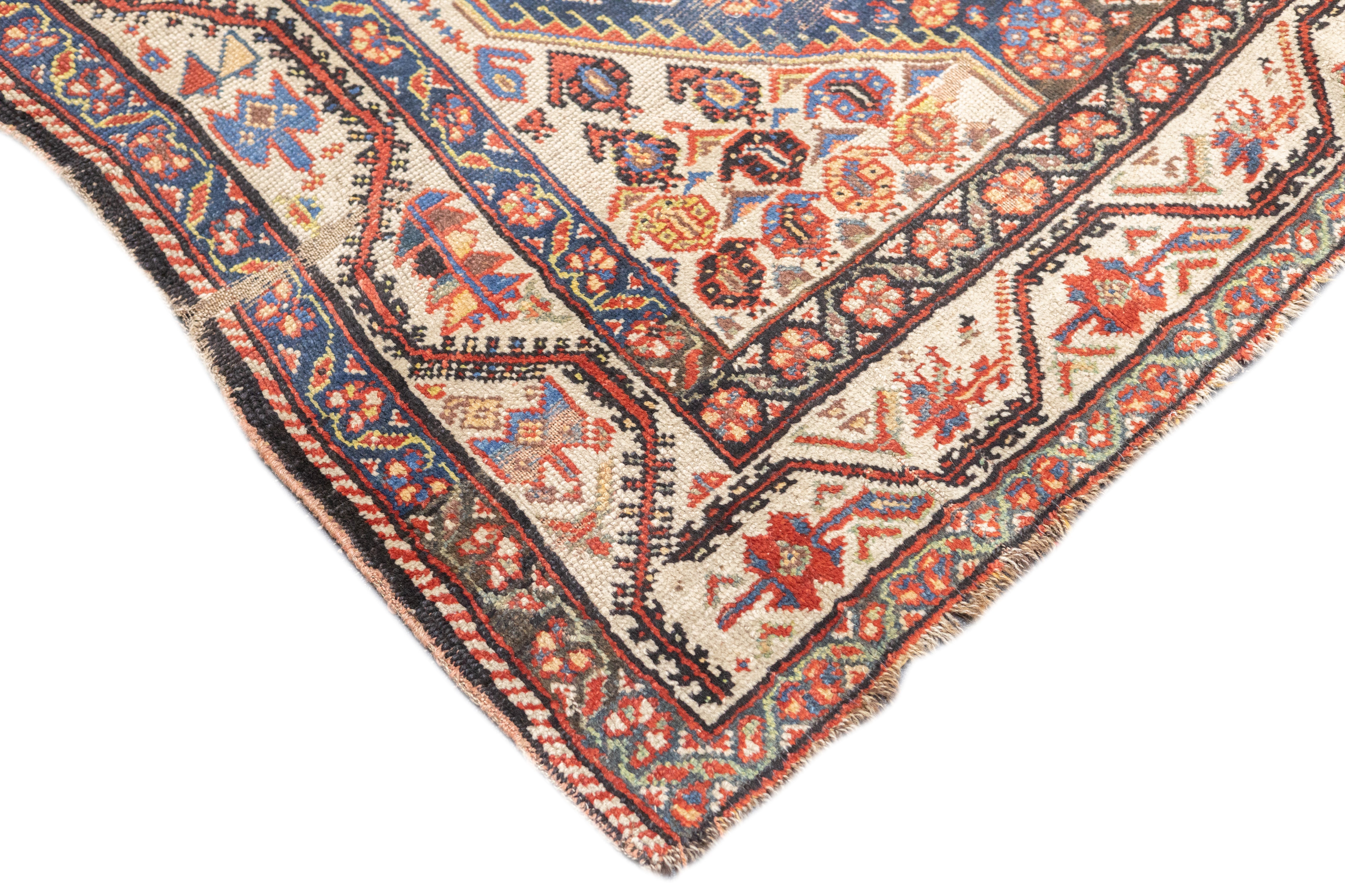 Antique Qashqai Rug 4'5'' x 7'8''