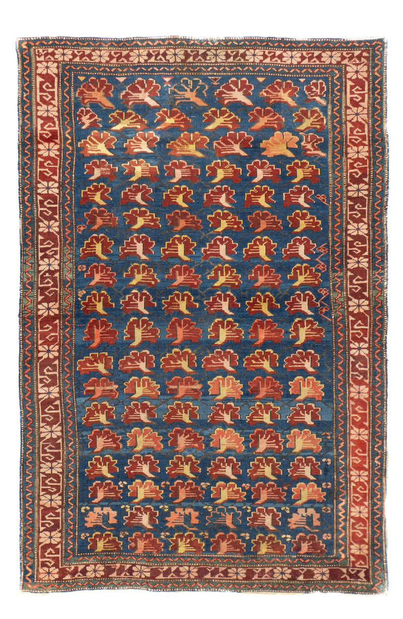 Antique Caucasian Zehour Rug 3'5'' x 5'2''