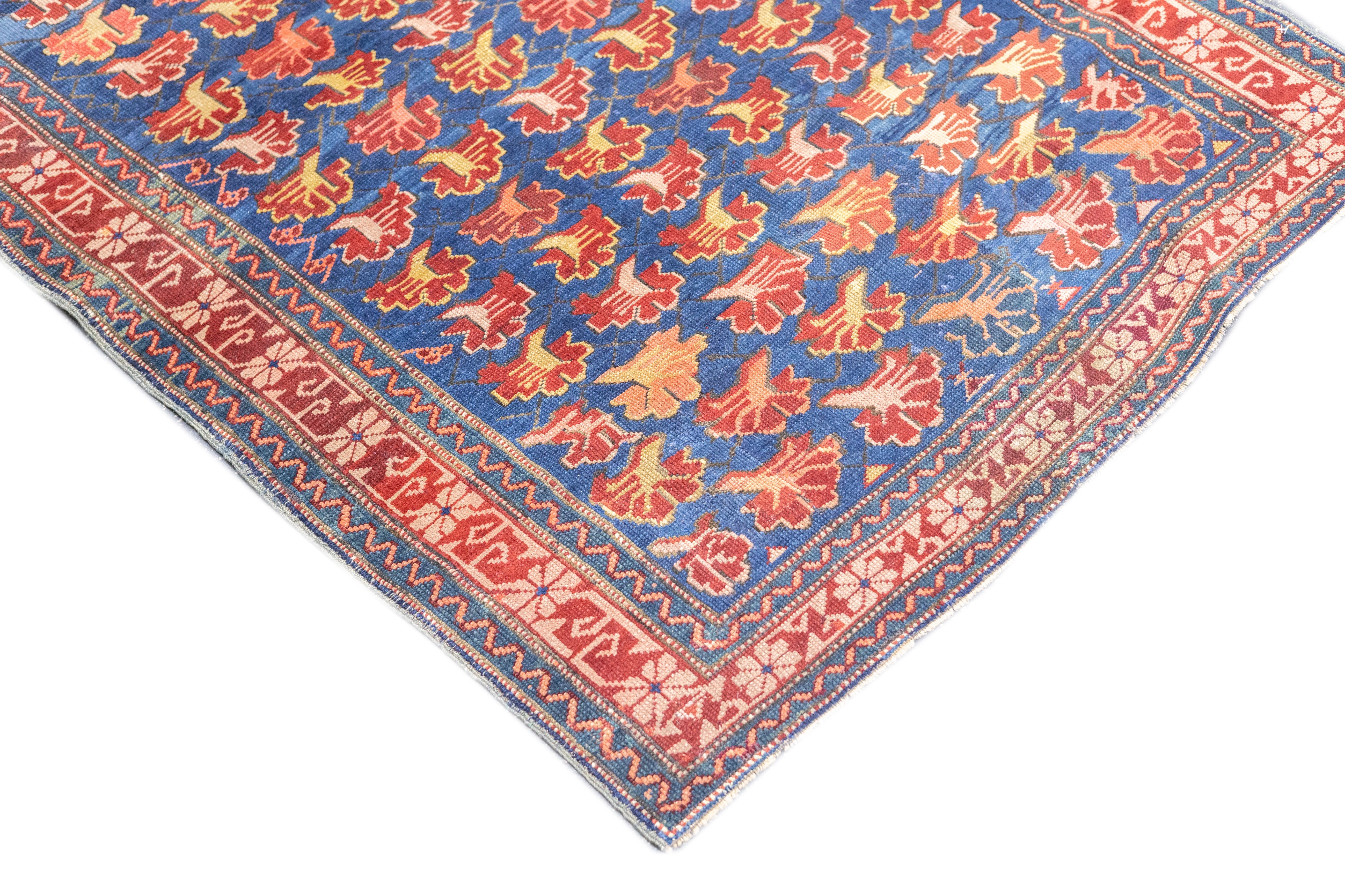 Antique Caucasian Zehour Rug 3'5'' x 5'2''