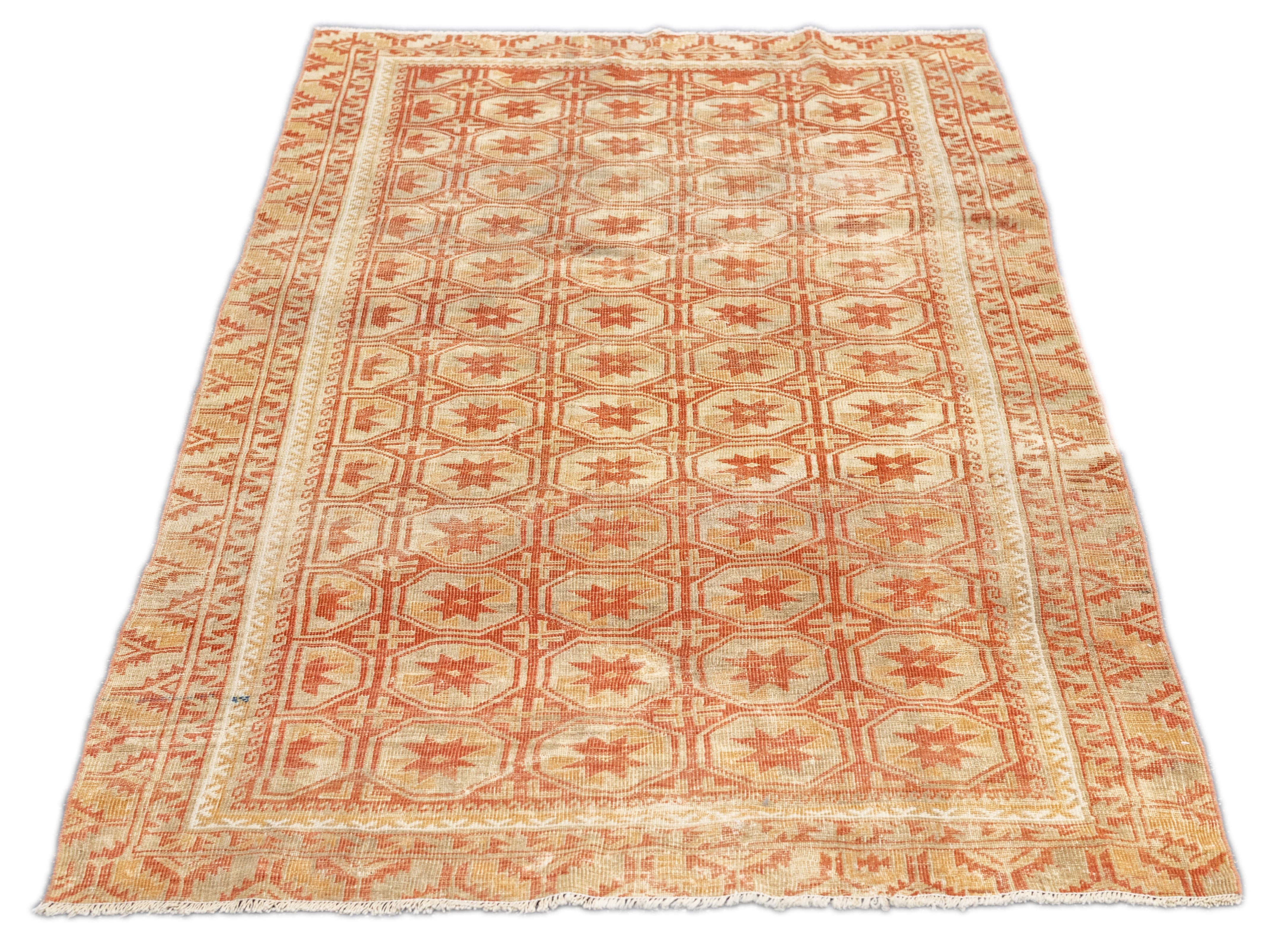 Antique Khotan Rug 3'10'' x 6'7''