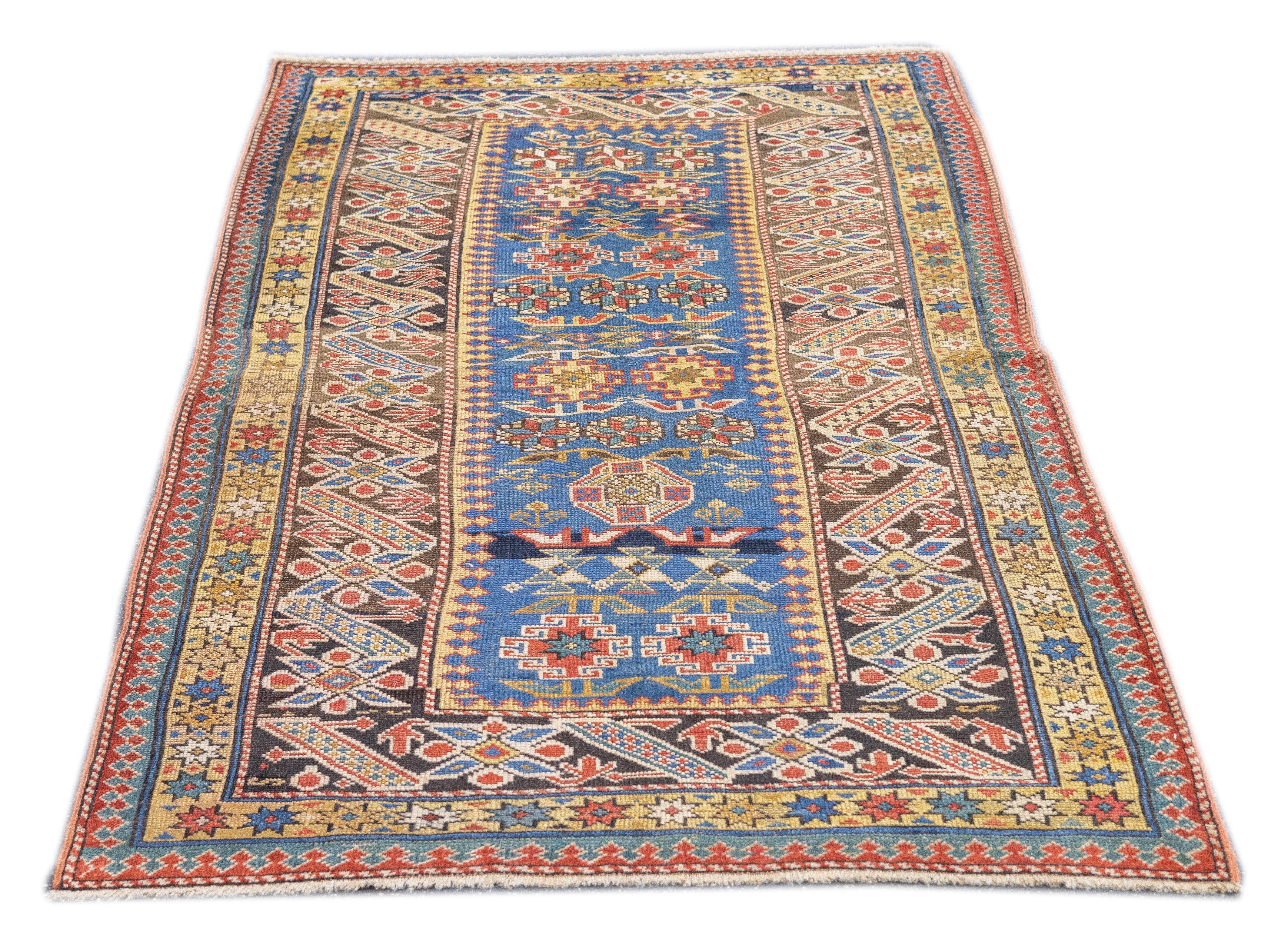 Antique Shirvan Chichi Rug 3'9'' x 6'2''