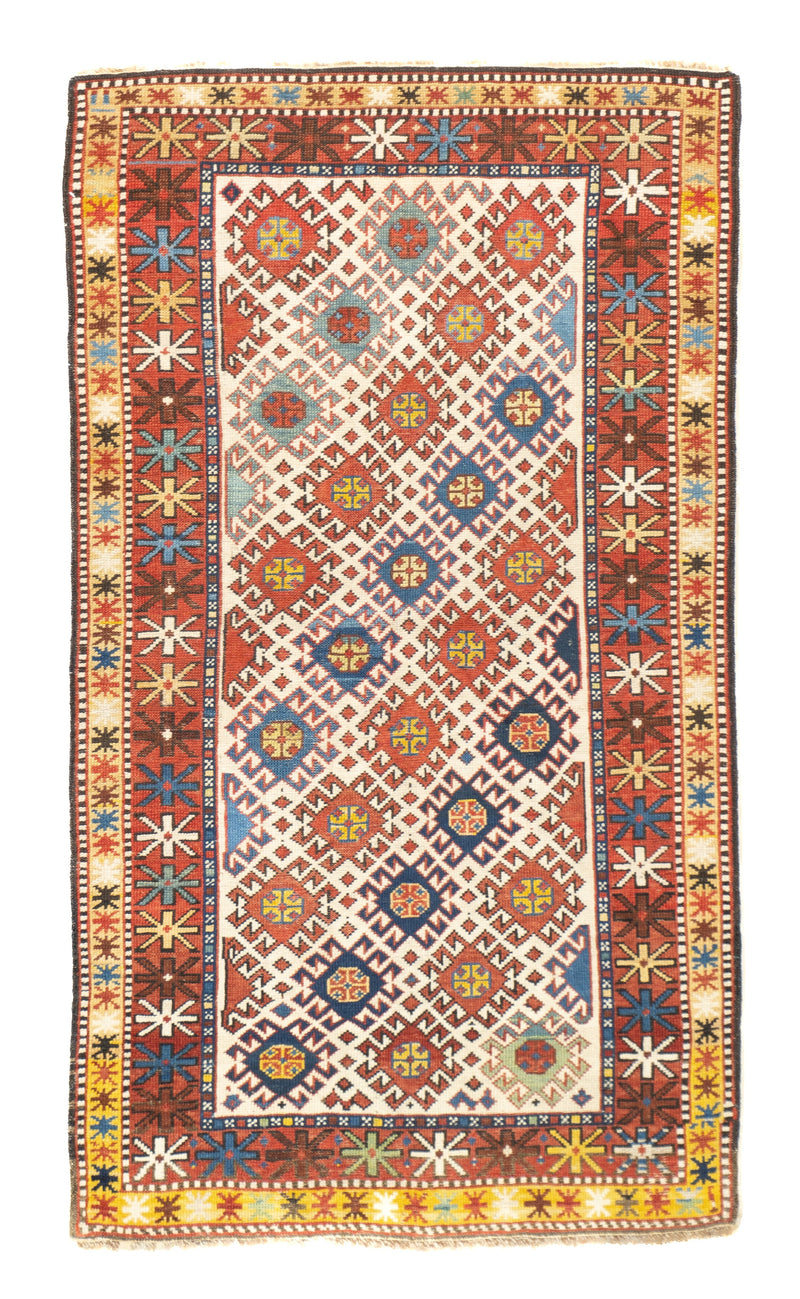 Antique Caucasian Shirvan Rug 2'8'' x 4'9''