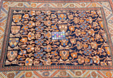Antique Malayer Rug 3'6'' x 4'8''