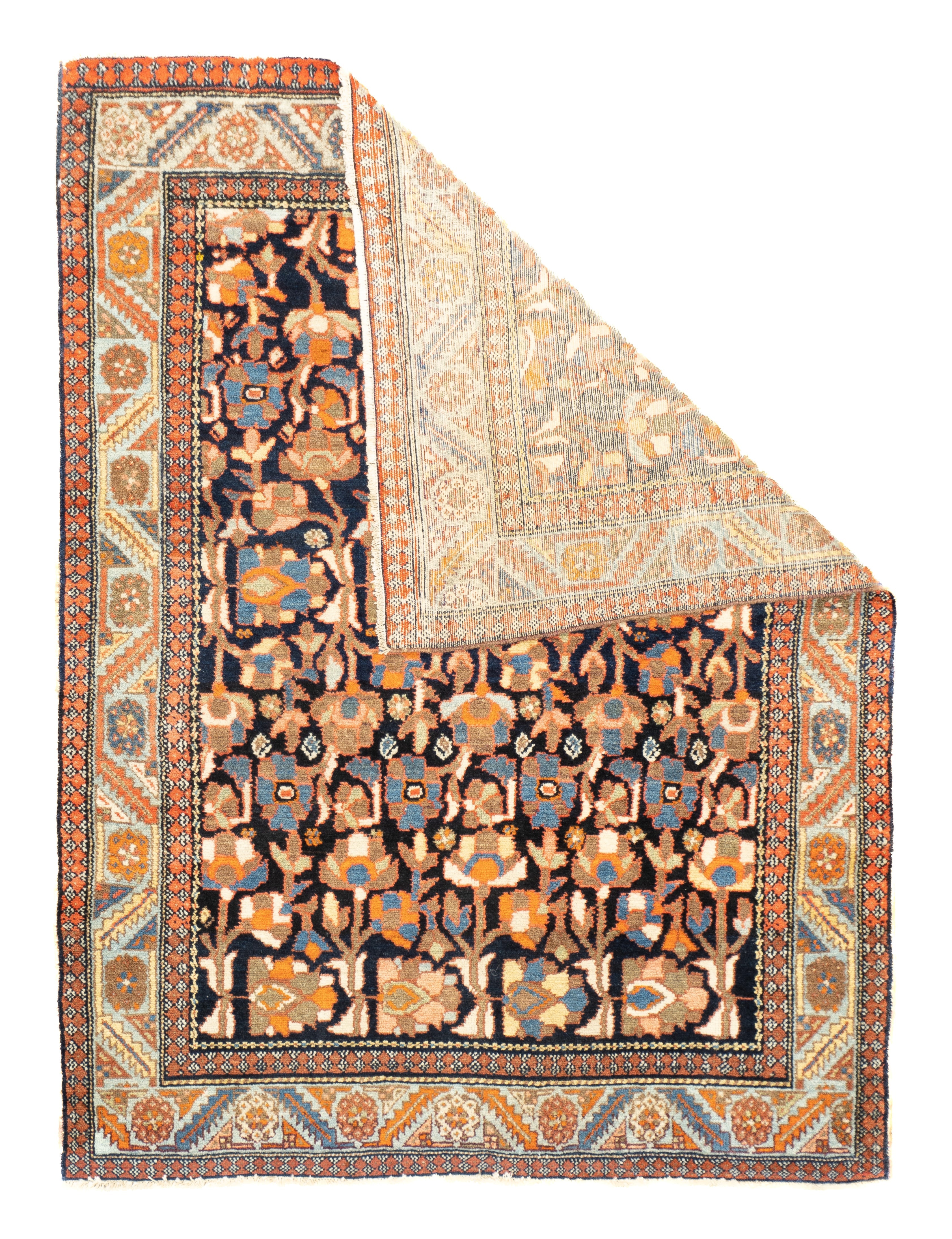 Antique Malayer Rug 3'6'' x 4'8''