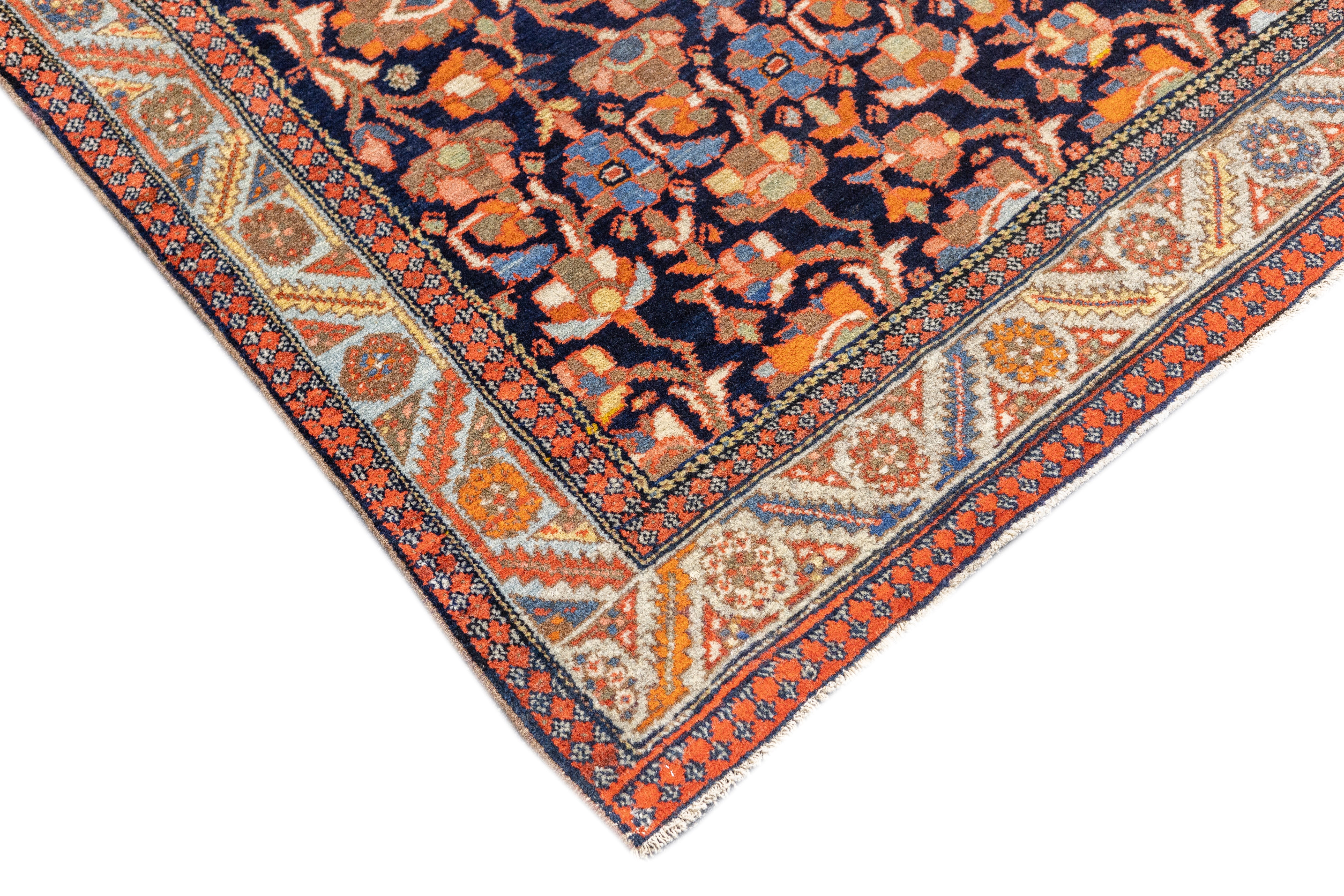 Antique Malayer Rug 3'6'' x 4'8''