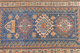 Antique Caucasian Kuba Rug 4'0" x 4'9''