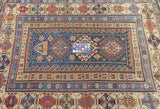 Antique Caucasian Kuba Rug 4'0" x 4'9''