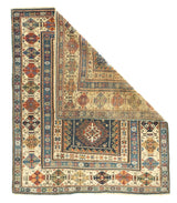 Antique Caucasian Kuba Rug 4'0" x 4'9''