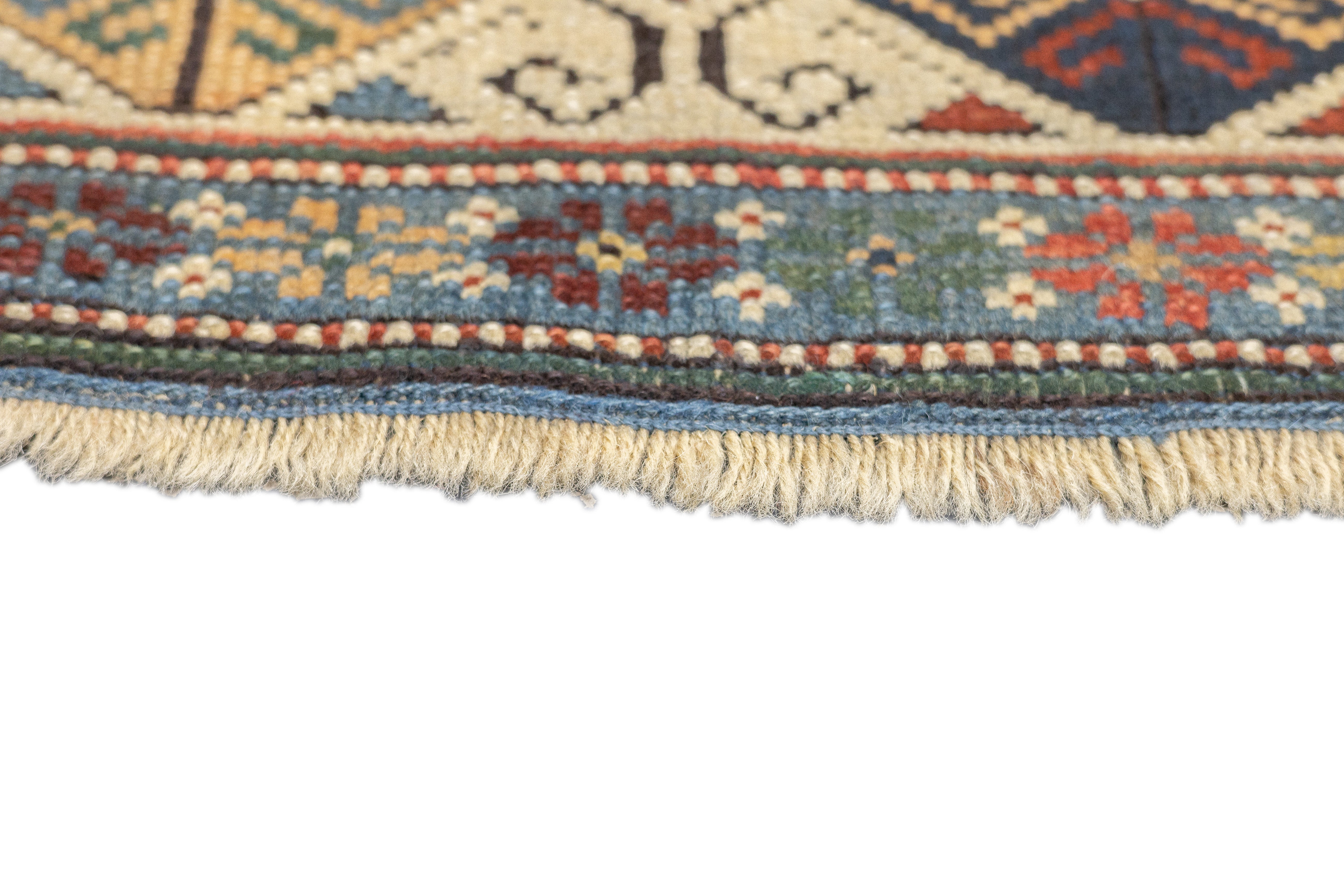 Antique Caucasian Kuba Rug 4'0" x 4'9''