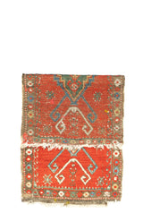 Fine Antique Turkish Konya (one of three) Rug 1'6'' x 2'11''