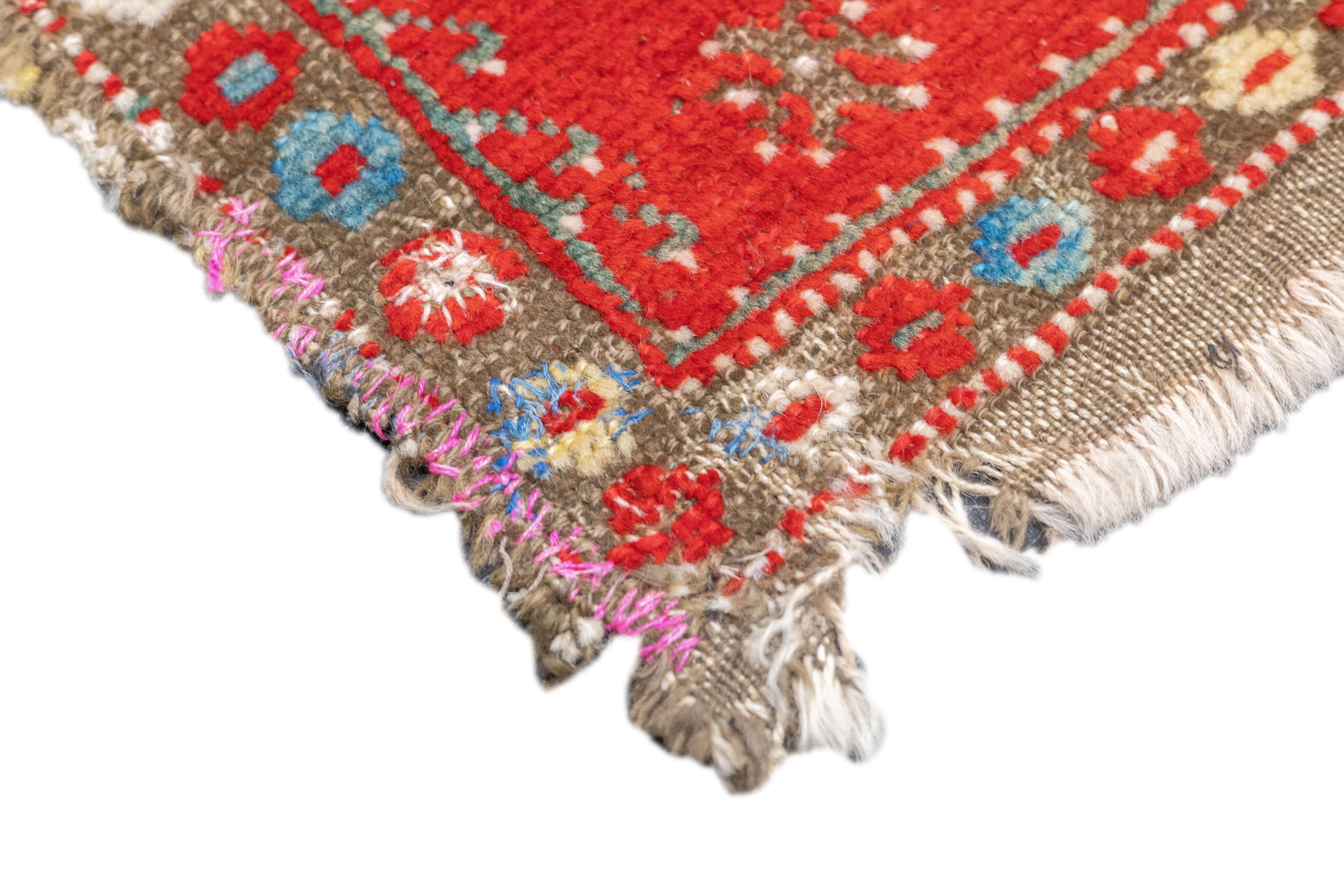 Fine Antique Turkish Konya (one of three) Rug 1'6'' x 2'11''