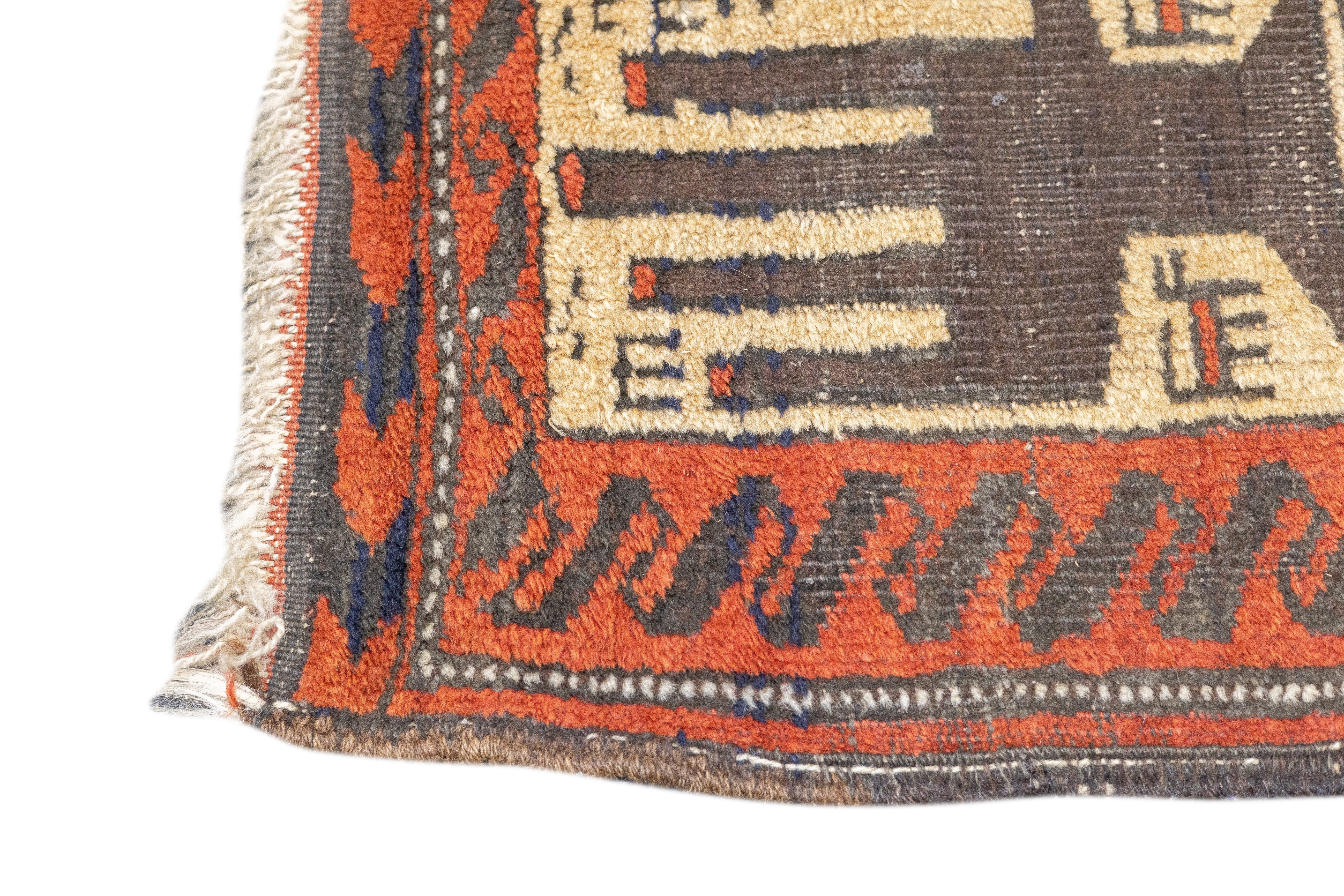 Antique Baluch Rug 2'3'' x 2'11''