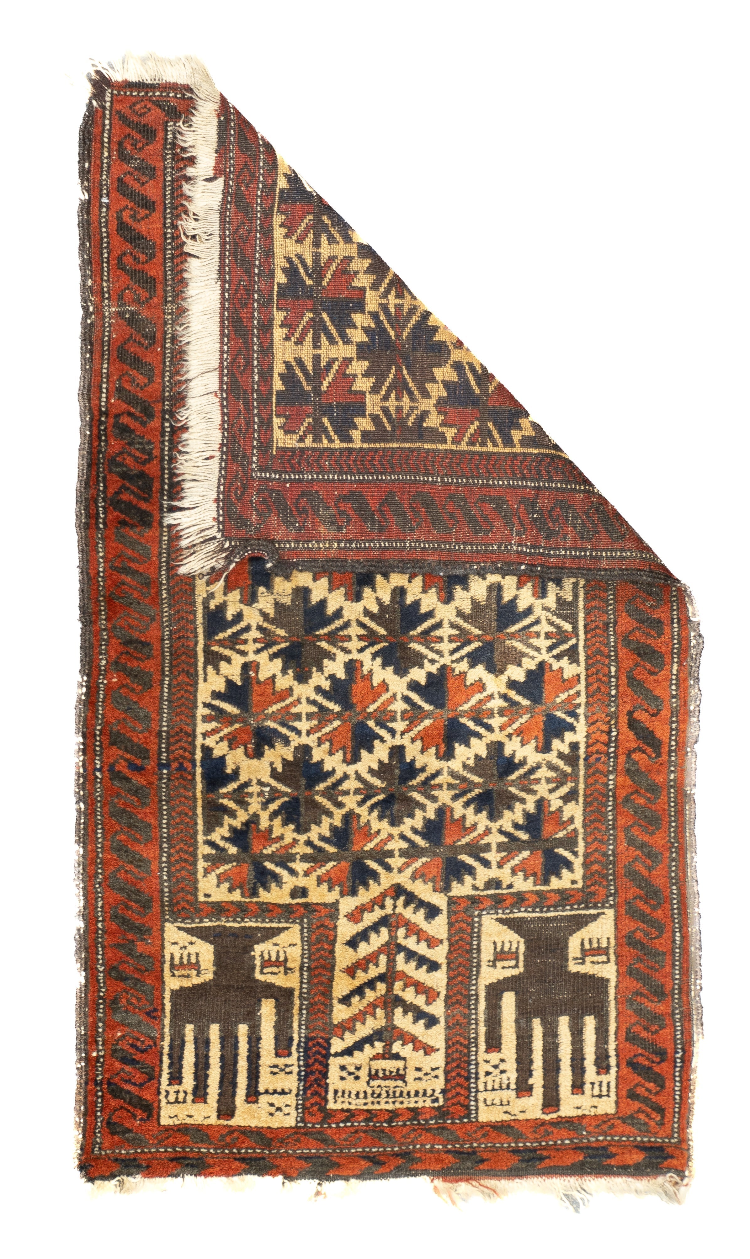 Antique Baluch Rug 2'3'' x 2'11''