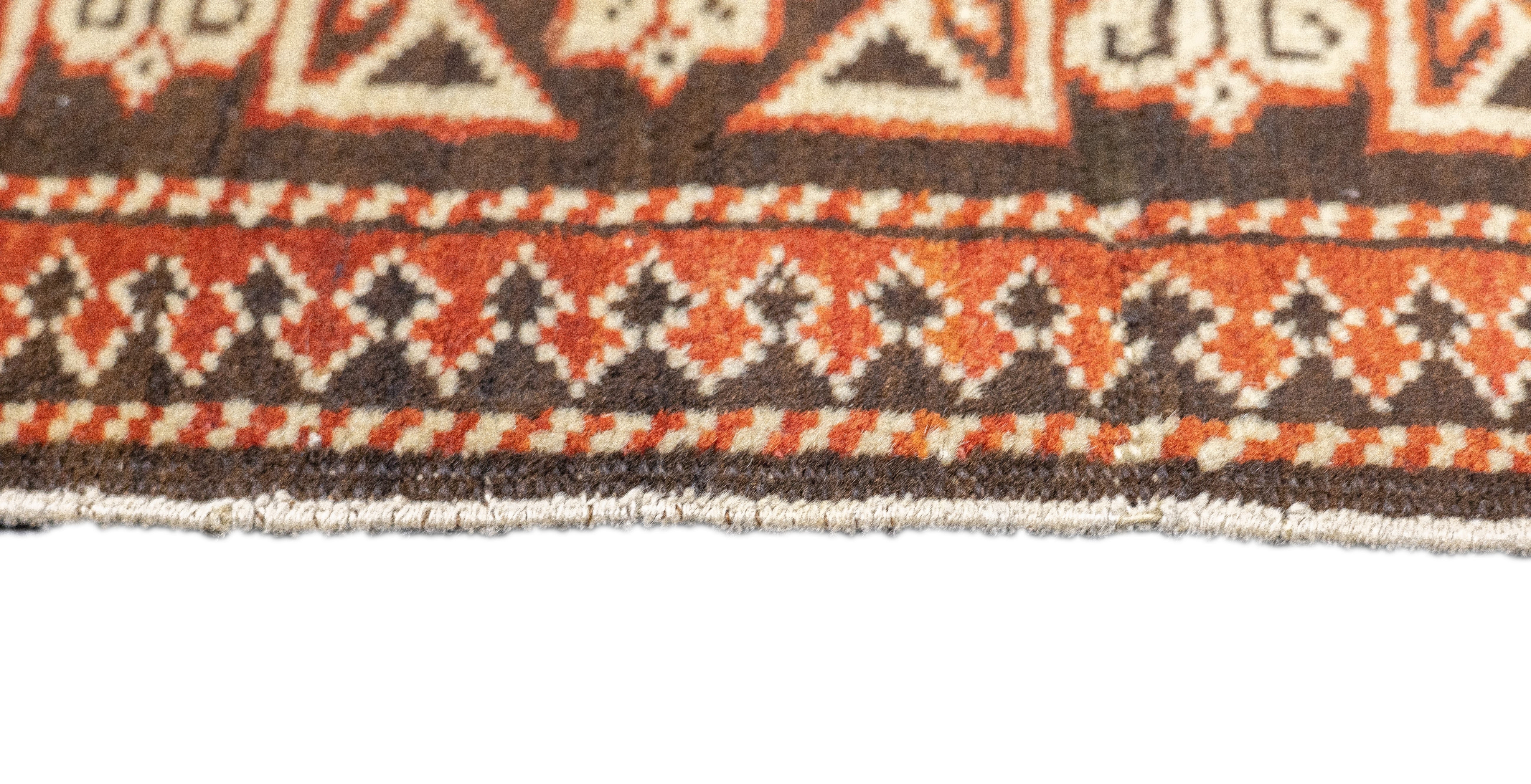 Antique Caucasian Perpedil Rug 2'11'' x 4'3''