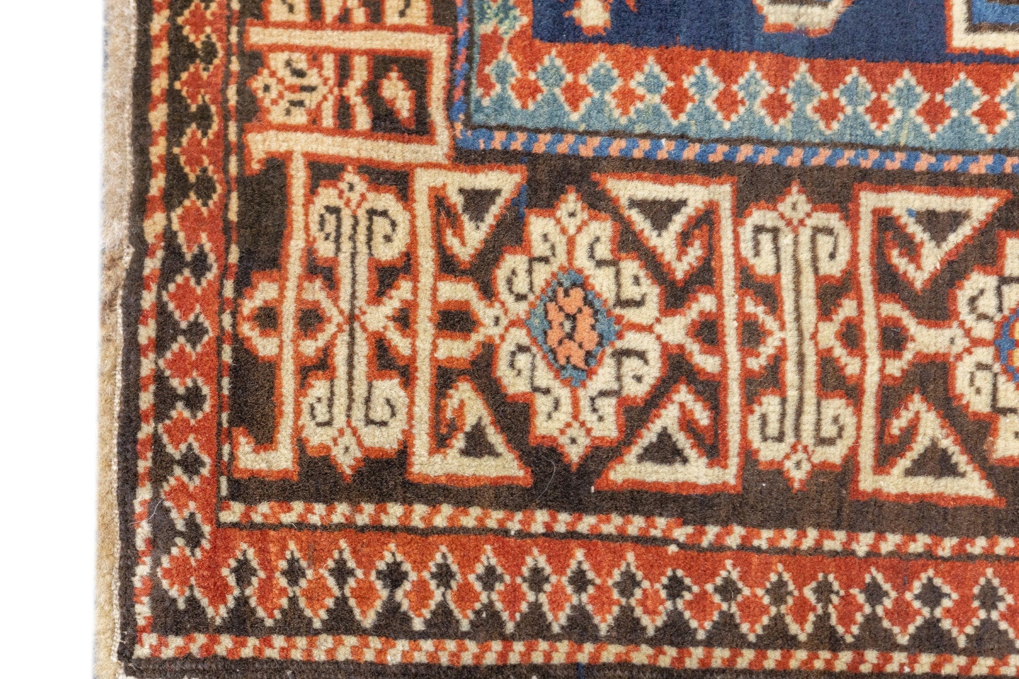 Antique Caucasian Perpedil Rug 2'11'' x 4'3''