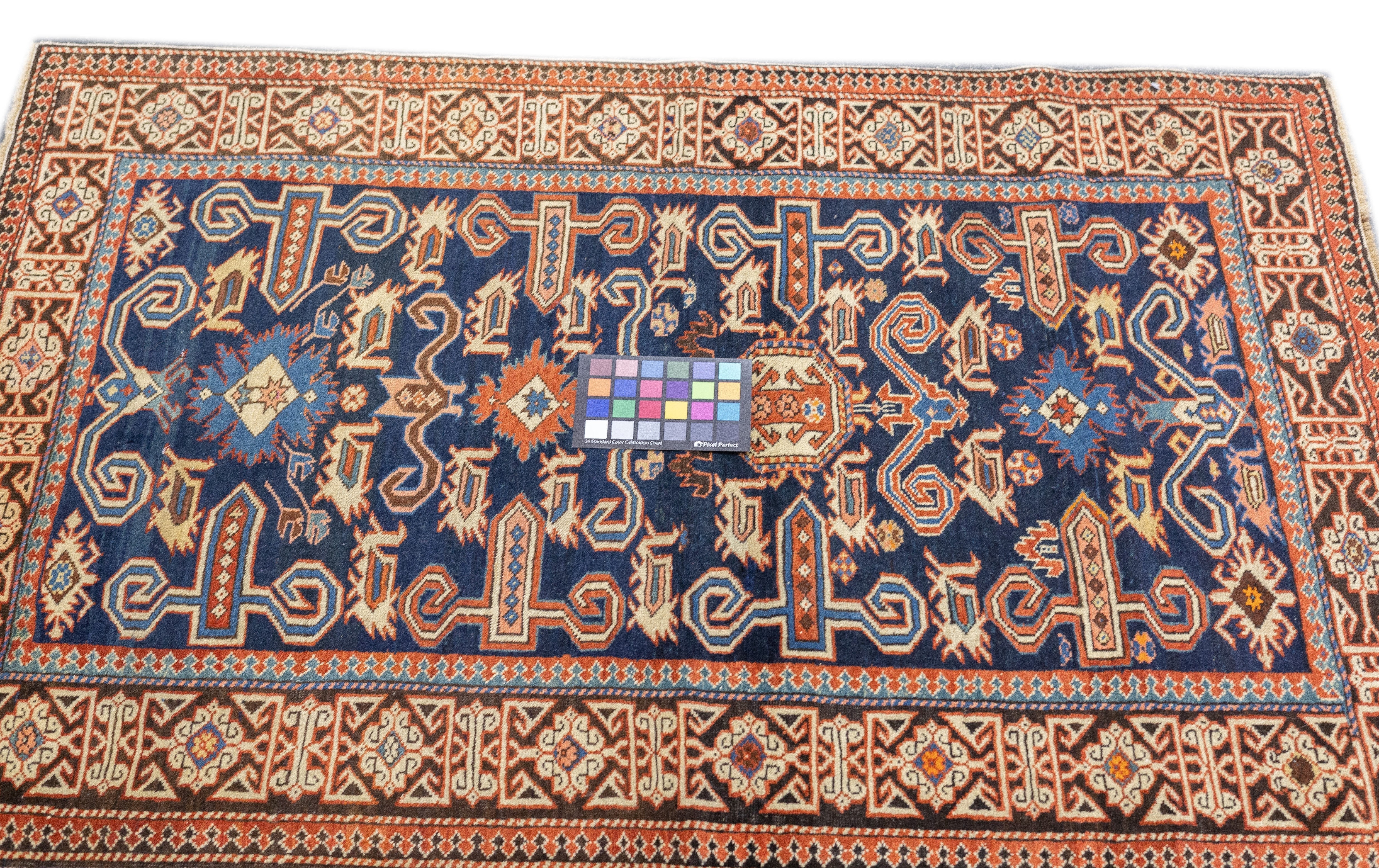 Antique Caucasian Perpedil Rug 2'11'' x 4'3''