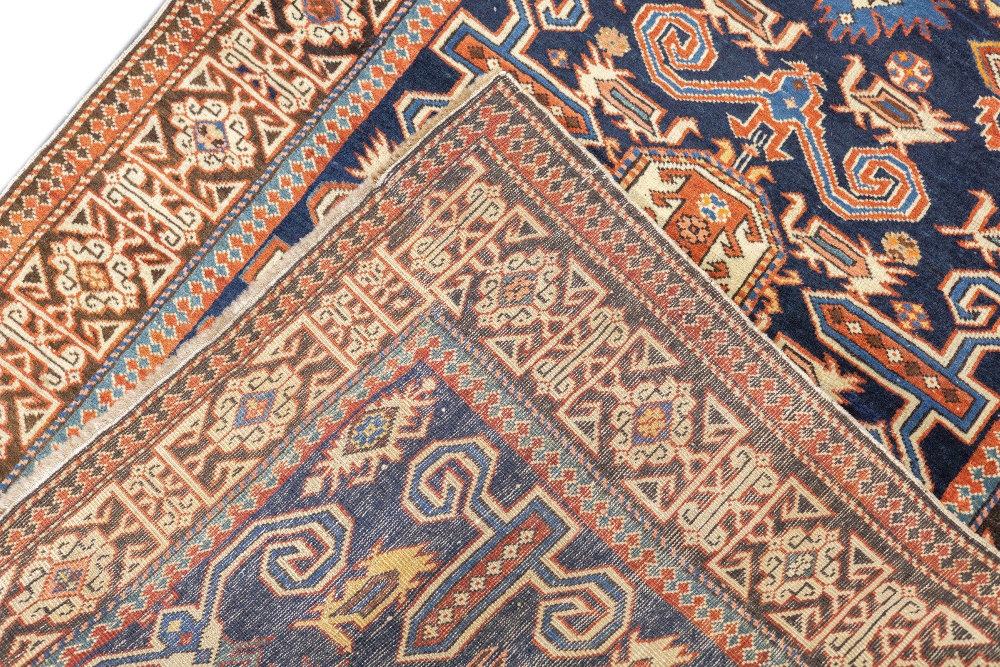 Antique Caucasian Perpedil Rug 2'11'' x 4'3''