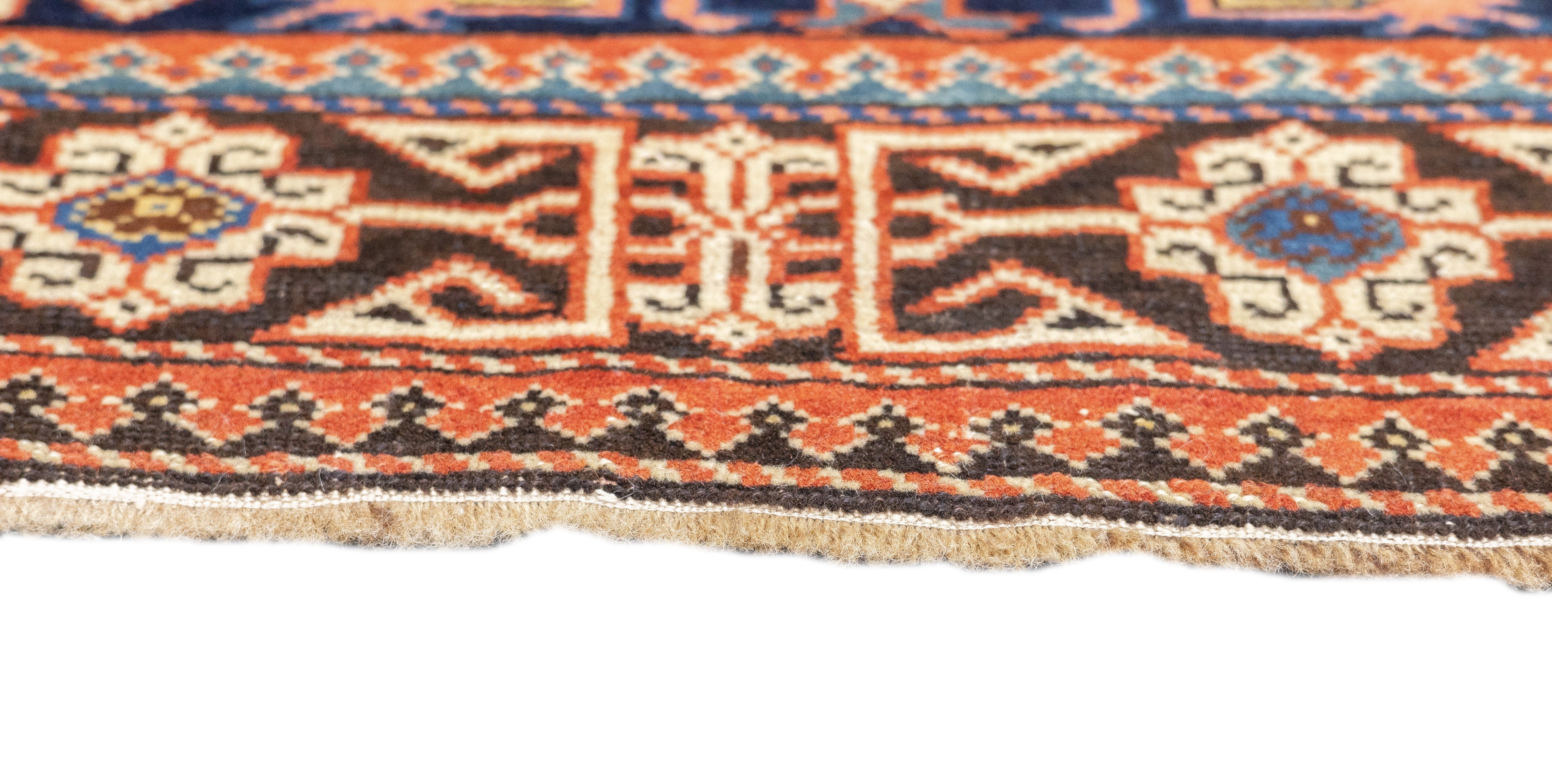 Antique Caucasian Perpedil Rug 2'11'' x 4'3''