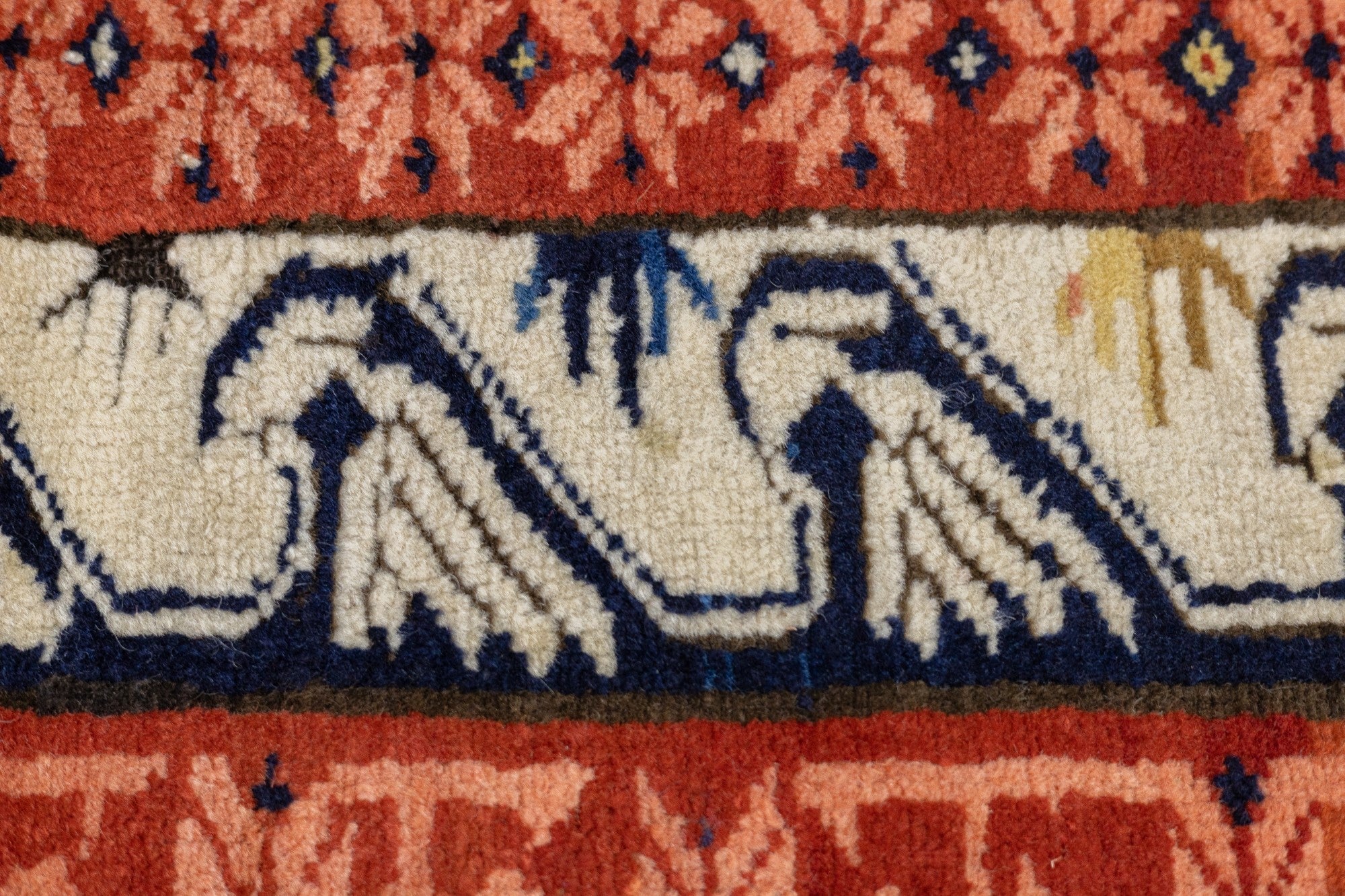 Antique Caucasian Zeyhour Rug 3'3'' x 8'4''