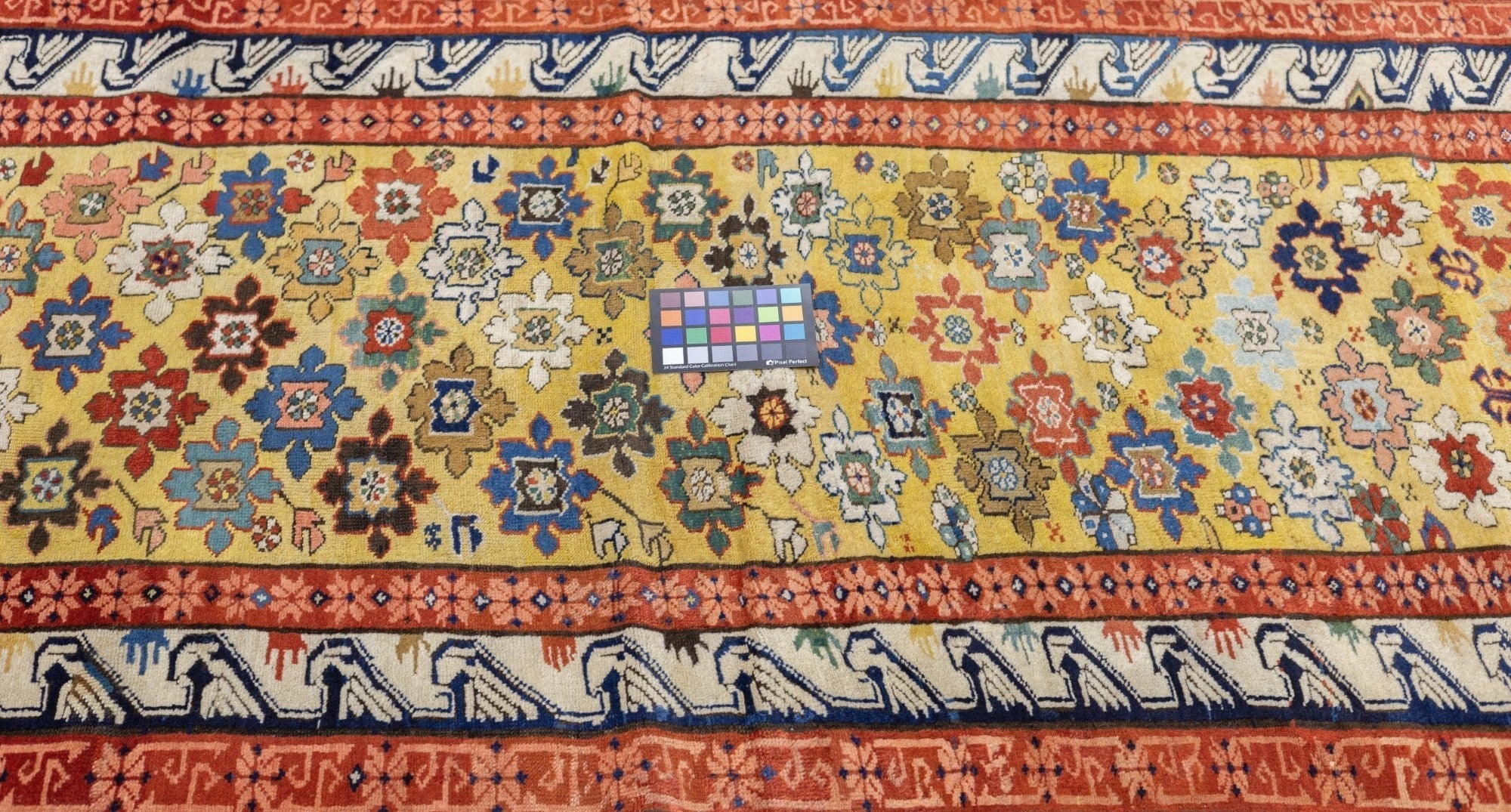Antique Caucasian Zeyhour Rug 3'3'' x 8'4''