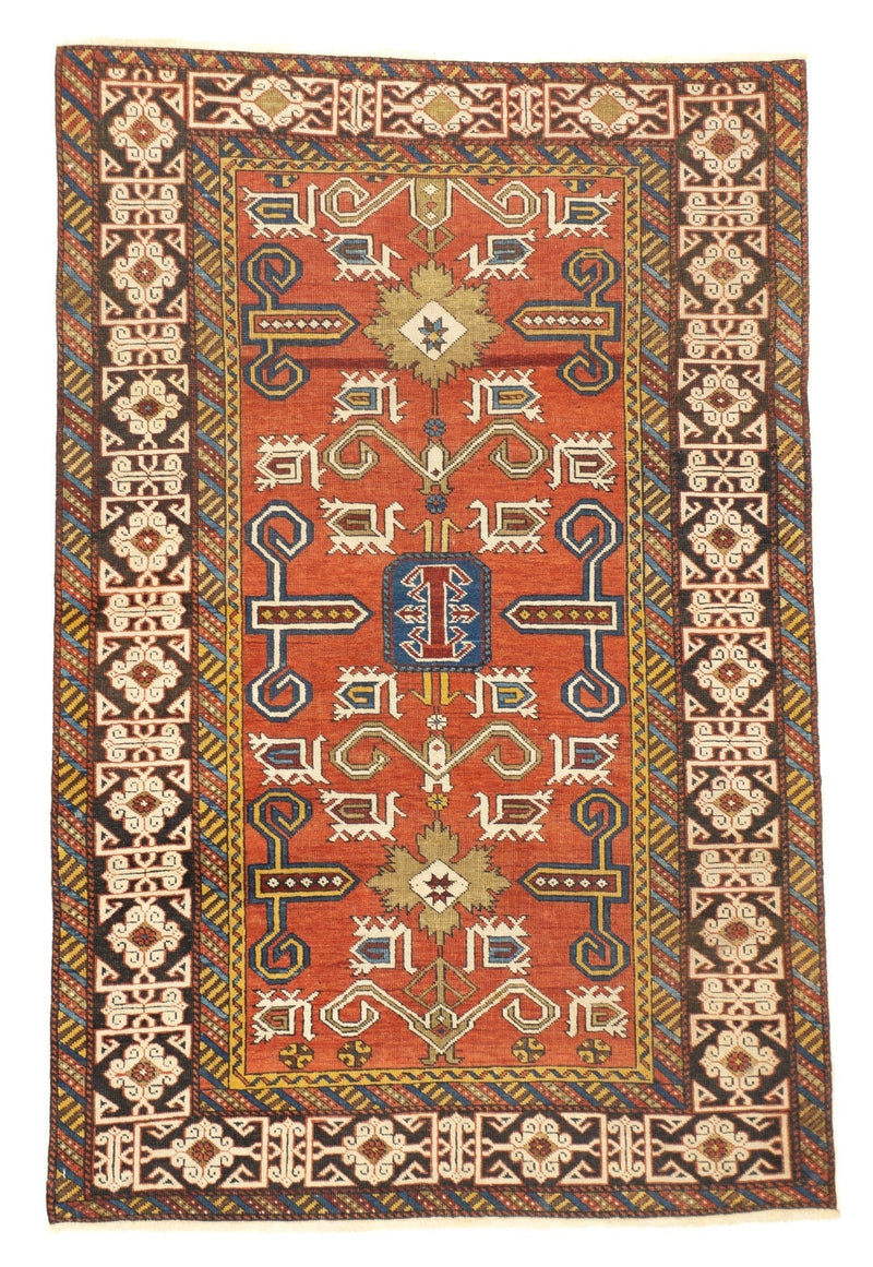 Antique Perpedil Rug 3'5'' x 5'3''