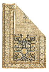Antique Caucasian Perpedil Rug 3'3'' x 4'11''