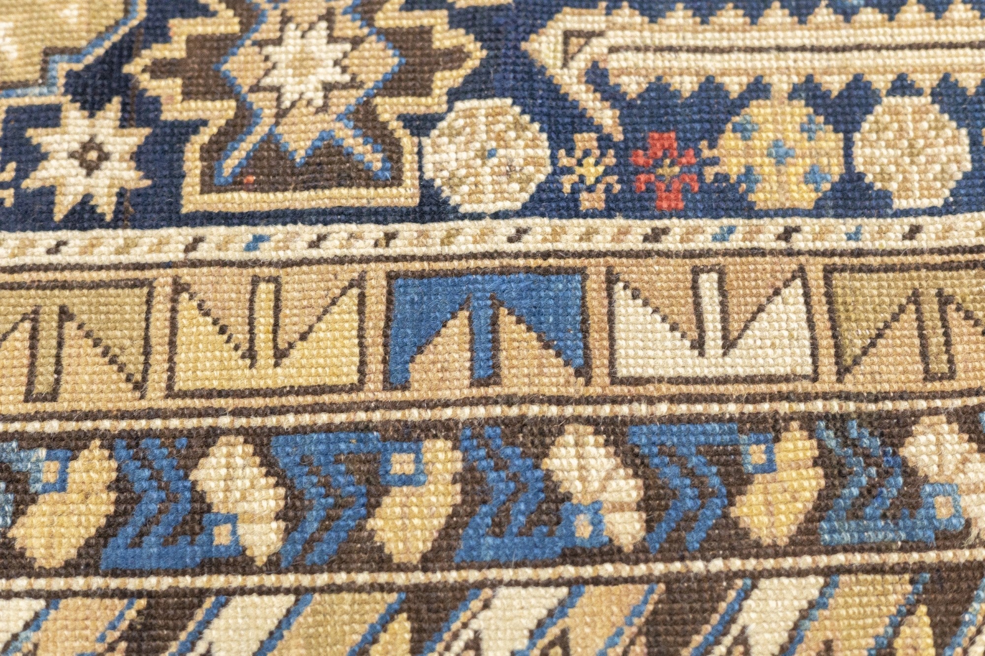 Antique Caucasian Kuba Rug 3'10'' x 5'0"