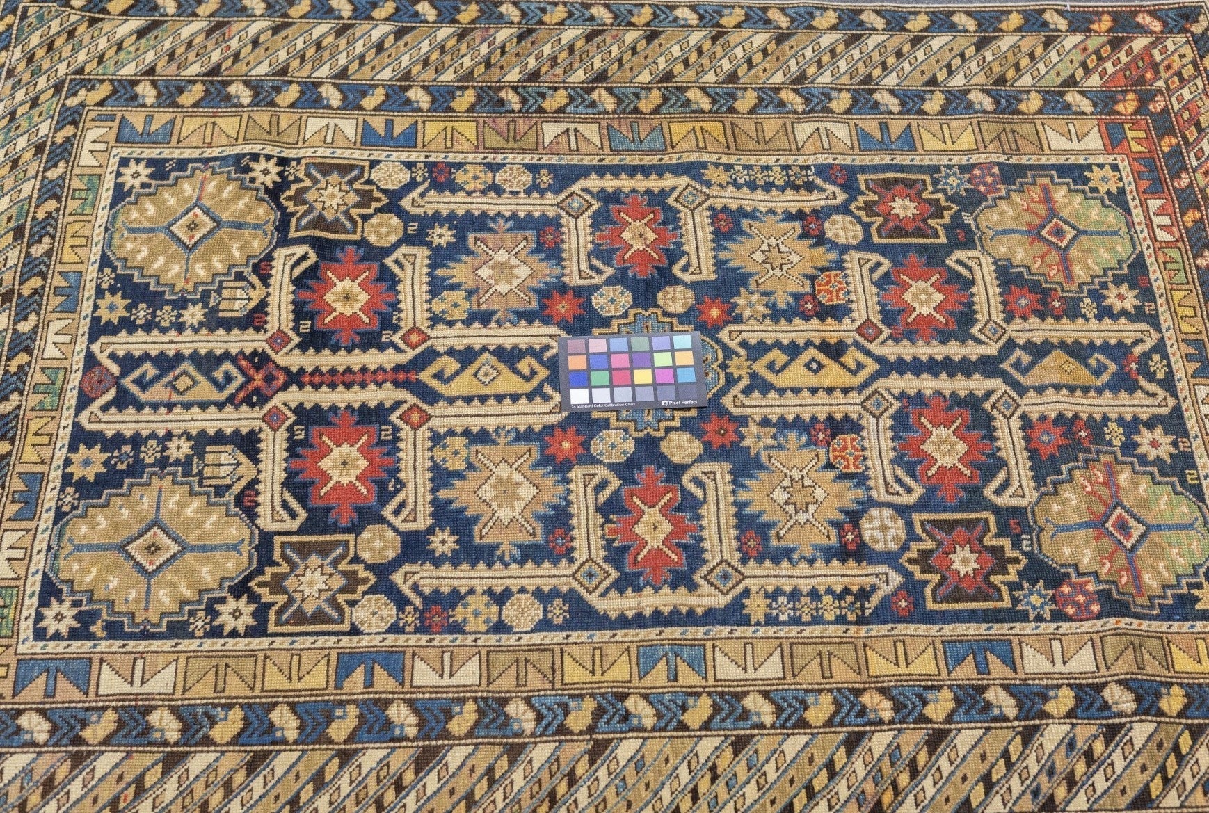 Antique Caucasian Kuba Rug 3'10'' x 5'0"