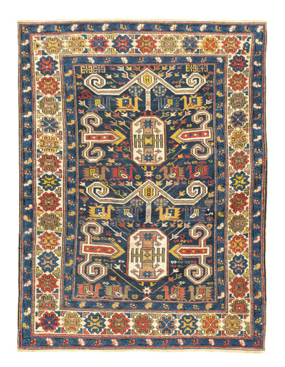 Antique Caucasian Perpedil Rug 3'10'' x 5'0