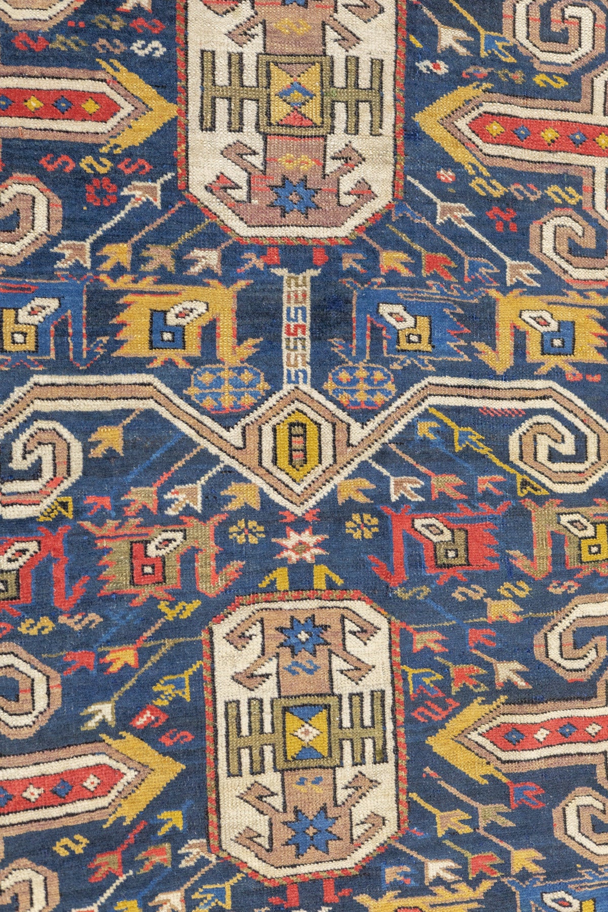 Antique Caucasian Perpedil Rug 3'10'' x 5'0"