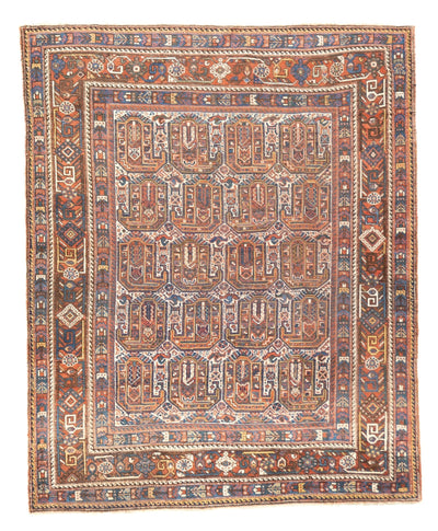 Antique Khamseh Rug 4'10'' x 5'11''