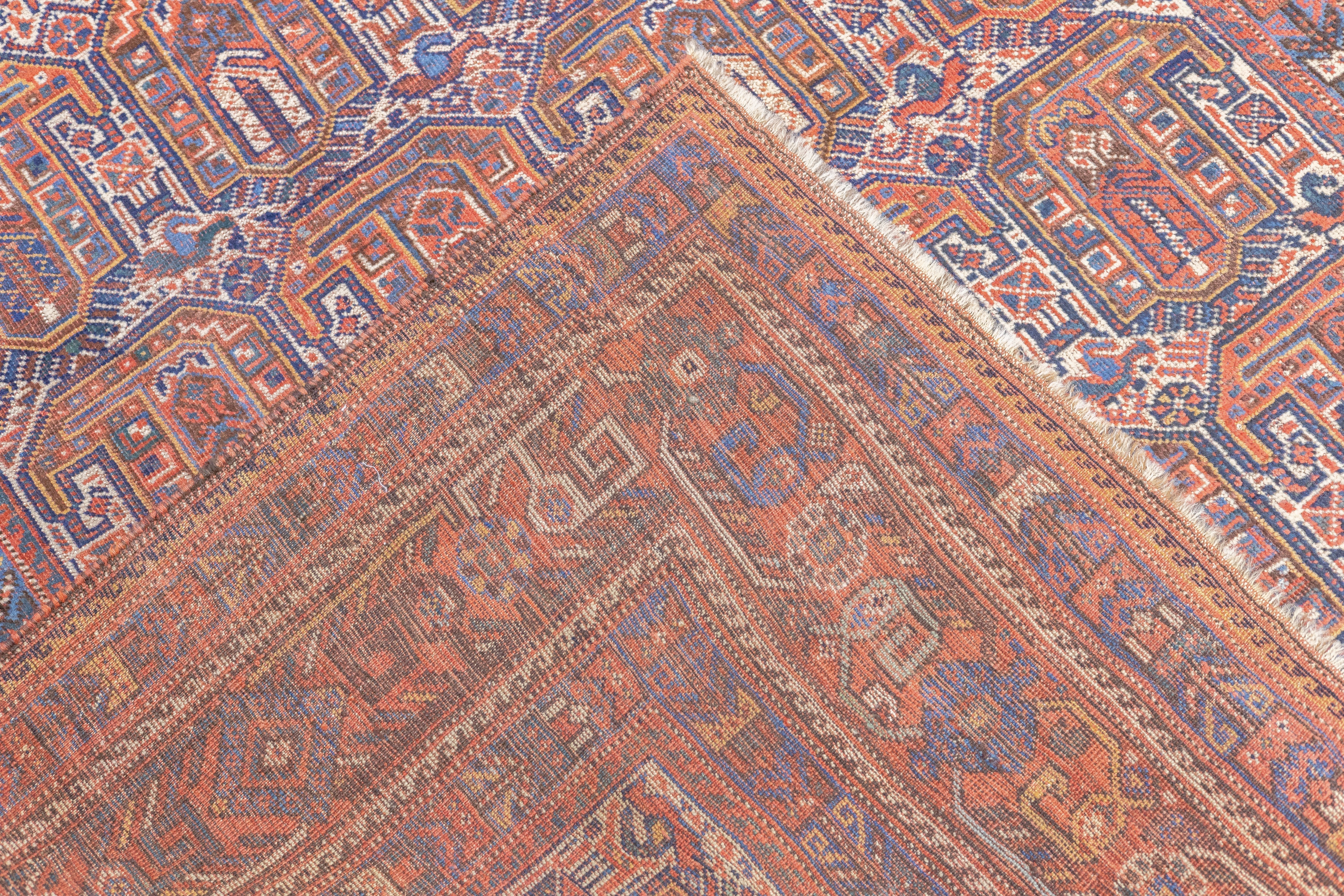 Antique Khamseh Rug 4'10'' x 5'11''