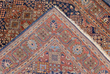 Antique Dabir Kashan Rug 4'2'' x 6'5''