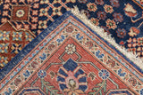 Antique Dabir Kashan Rug 4'2'' x 6'5''
