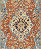 Antique Mohtasham Kashan Rug 4' 4'' x 6' 9''