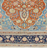 Antique Mohtasham Kashan Rug 4' 4'' x 6' 9''