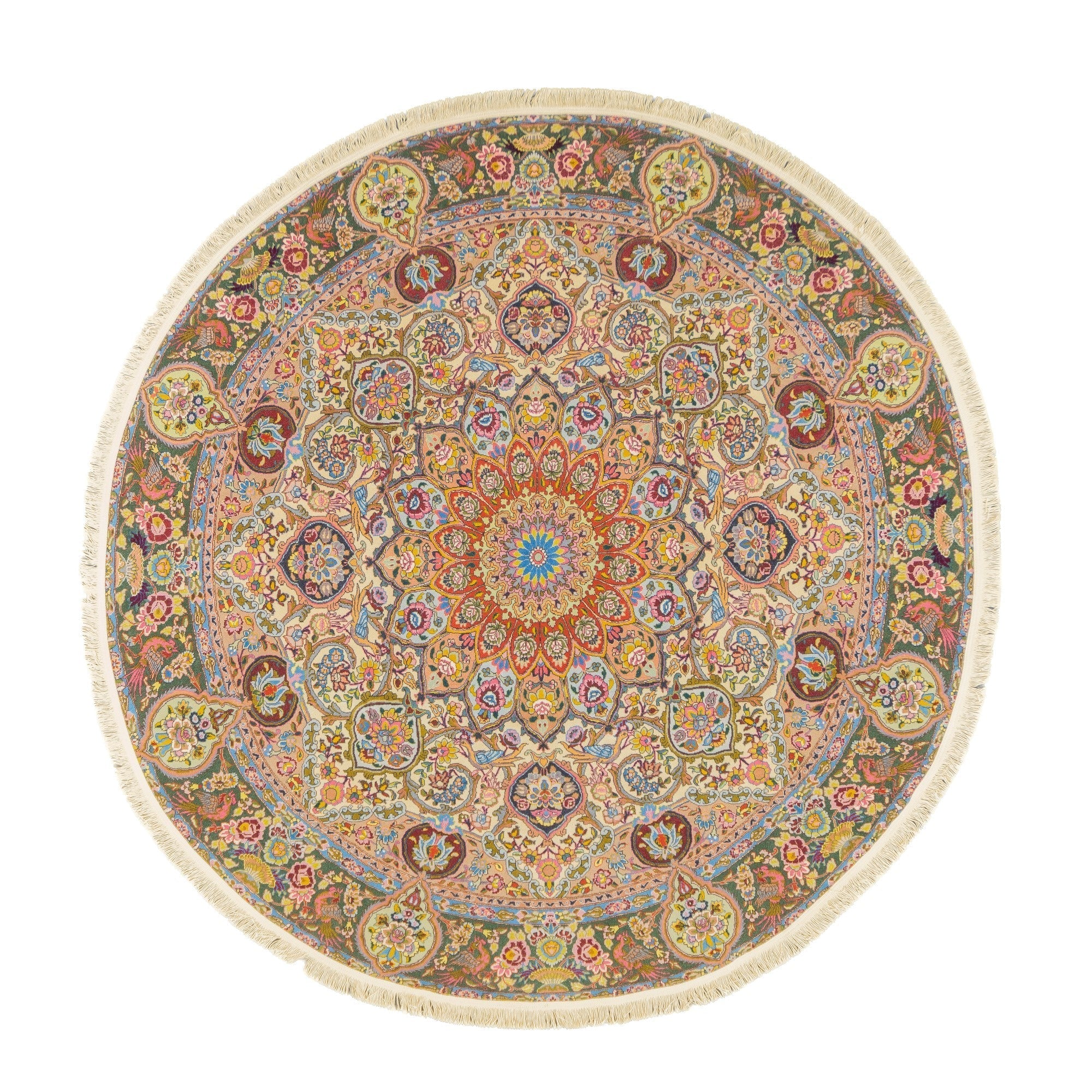 Vintage Tabriz Rug 5'11'' x 5'11''