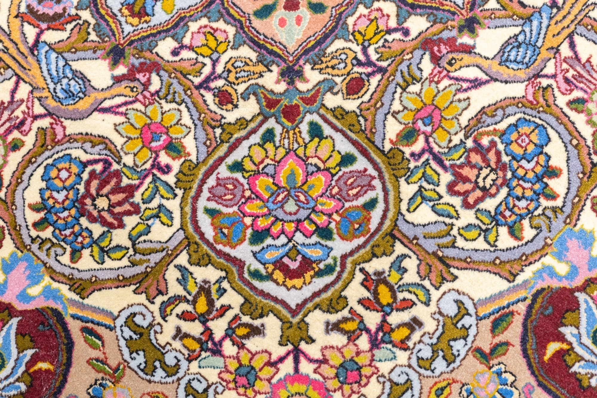 Extremely Fine  Tabriz Wool & Silk Rug 5'11'' x 5'11''