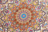 Extremely Fine  Tabriz Wool & Silk Rug 5'11'' x 5'11''