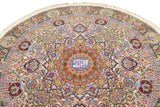 Extremely Fine  Tabriz Wool & Silk Rug 5'11'' x 5'11''