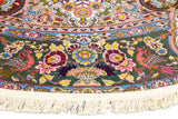 Extremely Fine  Tabriz Wool & Silk Rug 5'11'' x 5'11''