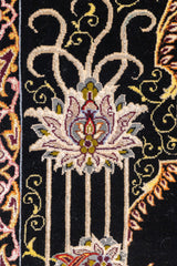 Extremely Fine  Isfahan Wool and Silk Rug 5'3'' x 6'10''