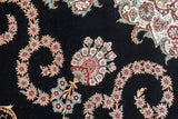 Extremely Fine  Isfahan Wool and Silk Rug 5'3'' x 6'10''