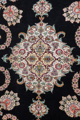 Extremely Fine  Isfahan Wool and Silk Rug 5'3'' x 6'10''